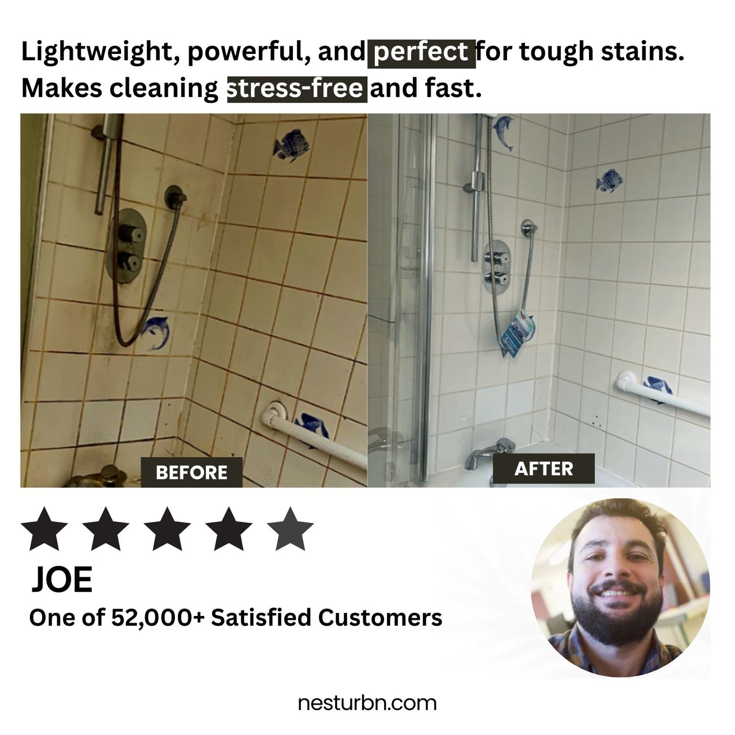 Pressurized Handheld Steam Cleaner, 13-Piece Set